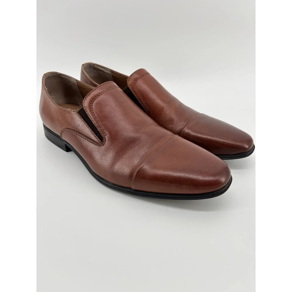 Giorgio Brutini Men's Dress Shoes Brown Whiskey176954‎ Leather Upper 10.5 M